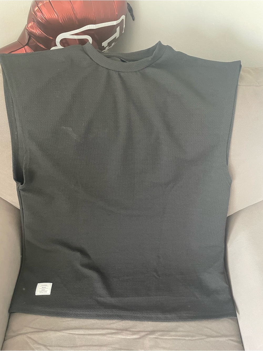 Men's Sleeveless Performance Shirt - Black